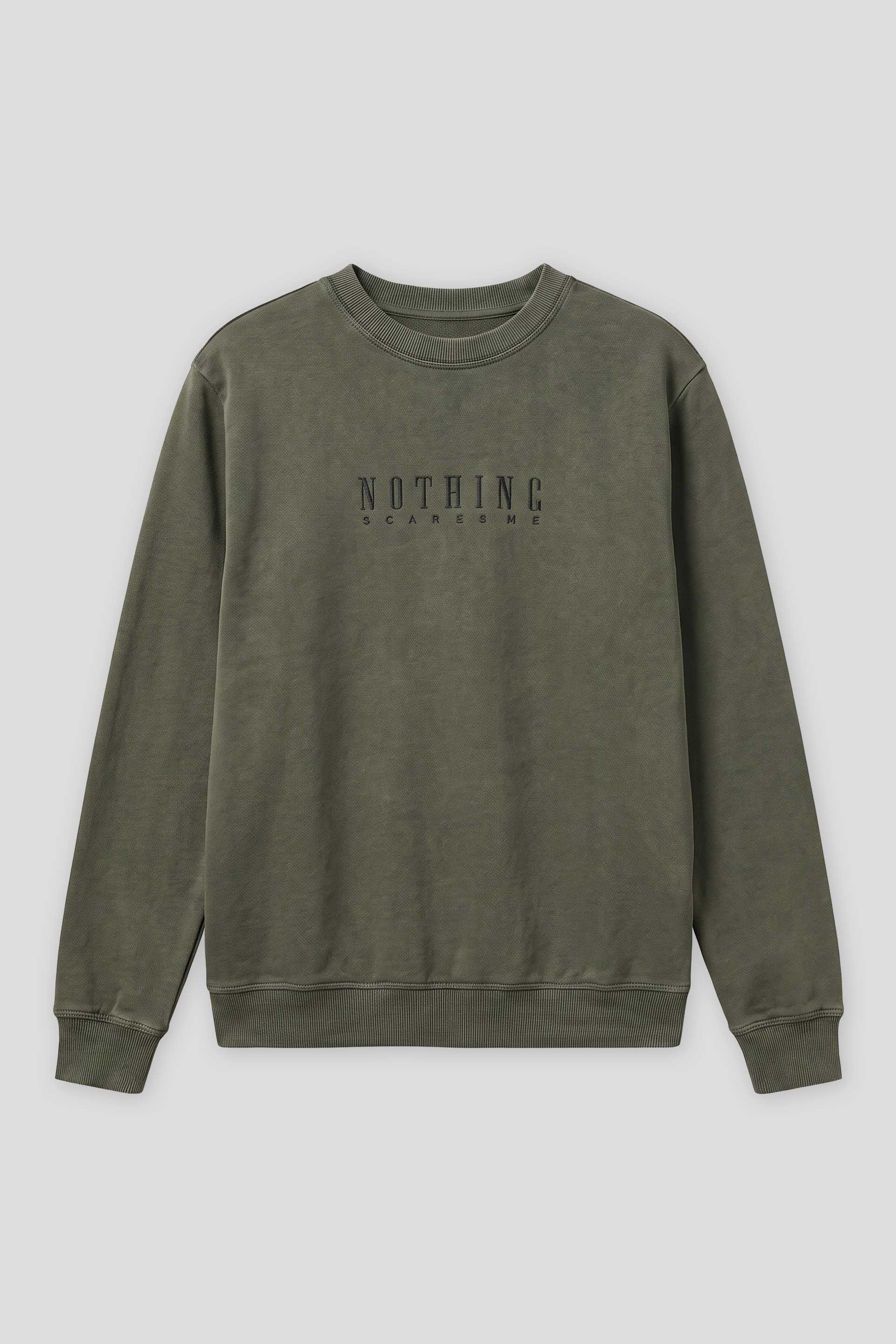 Felpa girocollo 100% cotone|Colore:Verde scuro