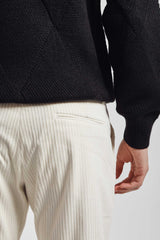 Pantaloni chino effetto velluto   |Colore:Ghiaccio