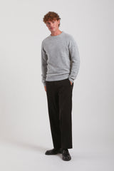 Pullover girocollo|Colore:Grigio