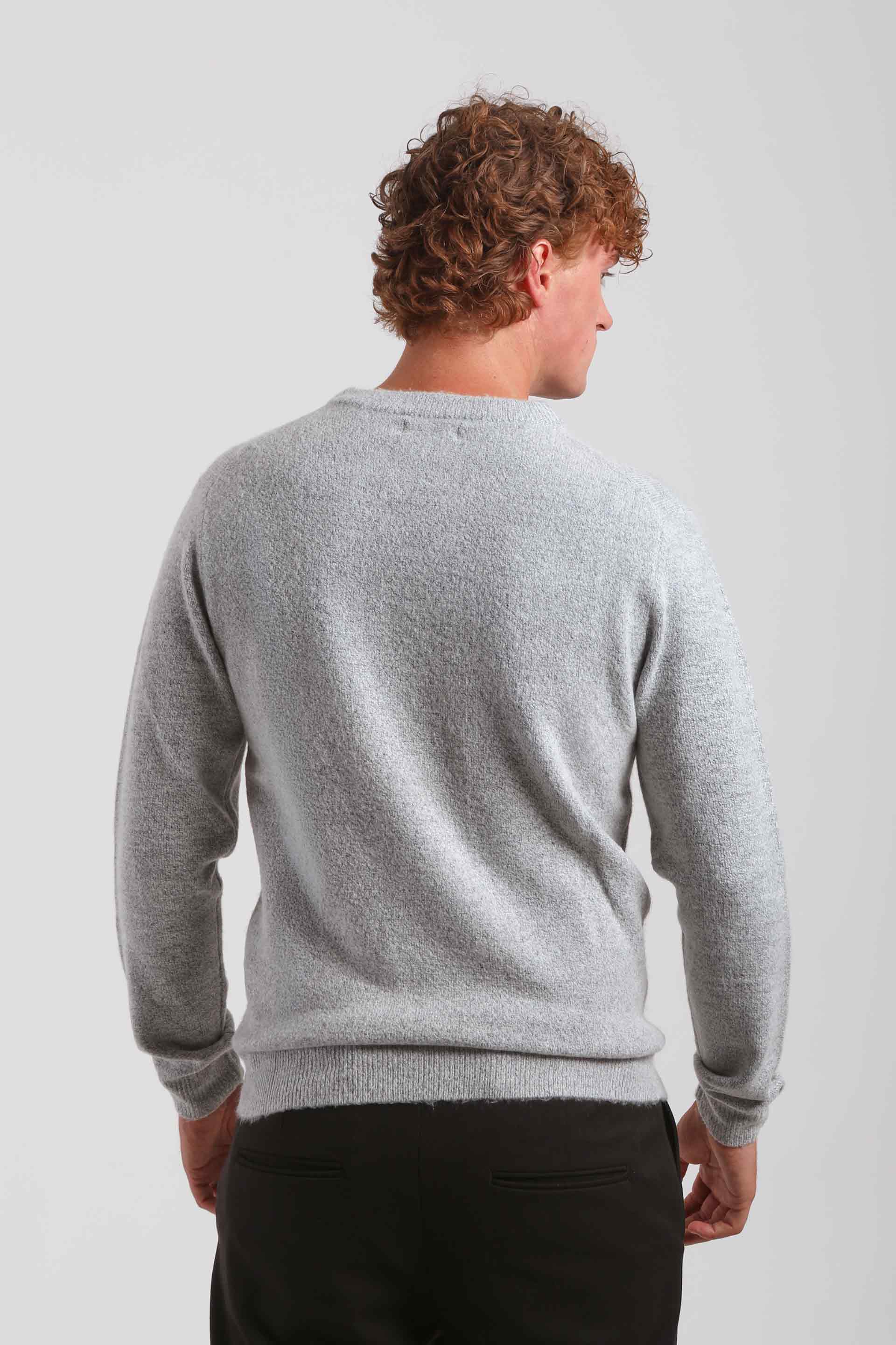 Pullover girocollo|Colore:Grigio