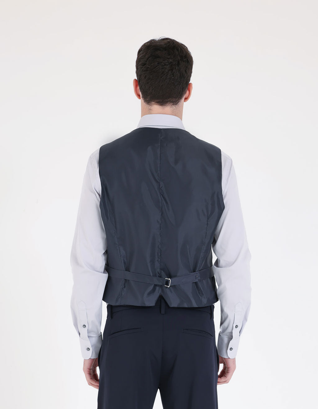 Gilet in misto viscosa|Colore:Blue