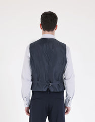 Gilet in misto viscosa|Colore:Blue