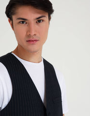 Gilet a righe|Colore:Blue