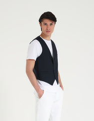 Gilet a righe|Colore:Blue