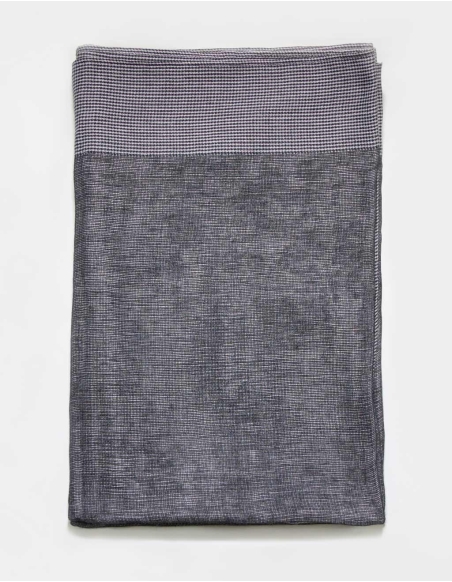 Pashmina con fantasia combinata