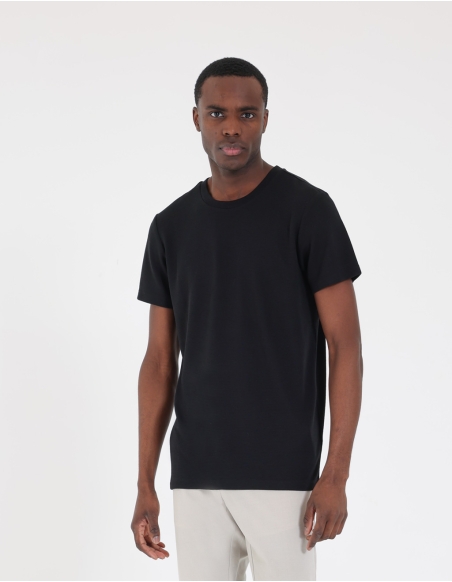 T-shirt with contrasting hems