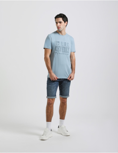 Bermuda di jeans slim fit