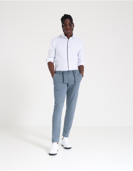 Pantaloni microfantasia