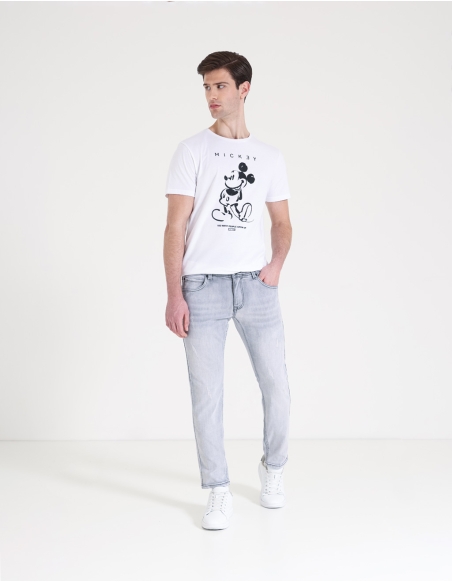 Jeans in denim grigio