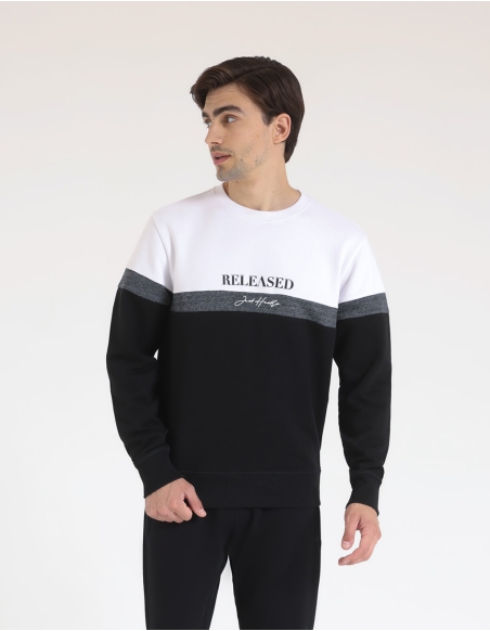 Felpa colorblock