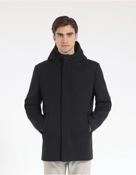 Cappotto con cappuccio
