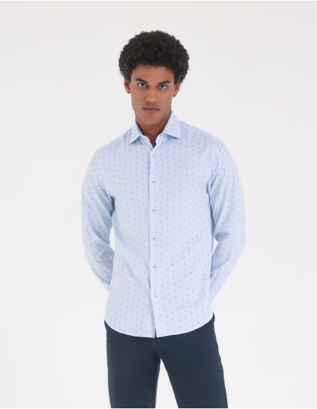 Camicia microfantasia