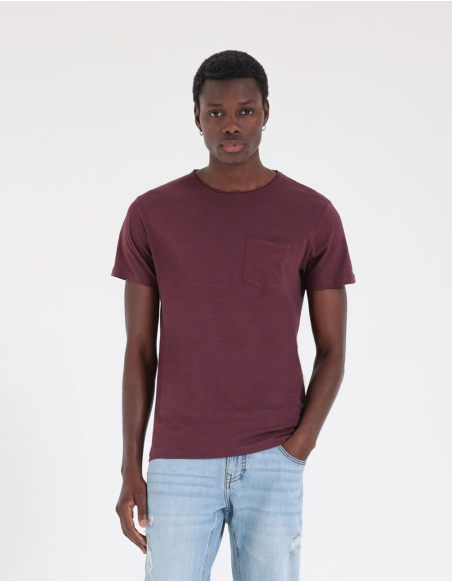 T-shirt basic con taschino