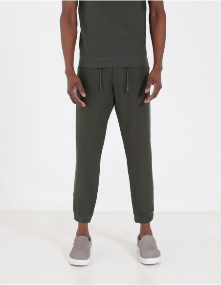 Linen mix trousers