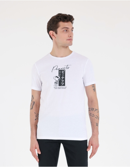 T-shirt con stampa "SNOOPY"