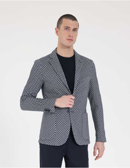 Patterned blazer