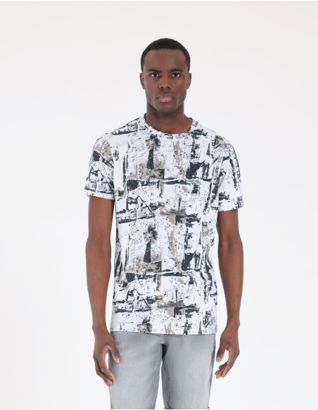 T-shirt fantasia astratta