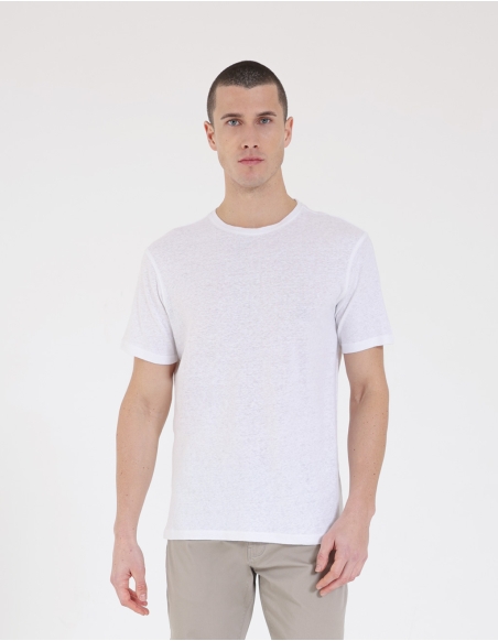 Linen blend T-shirt