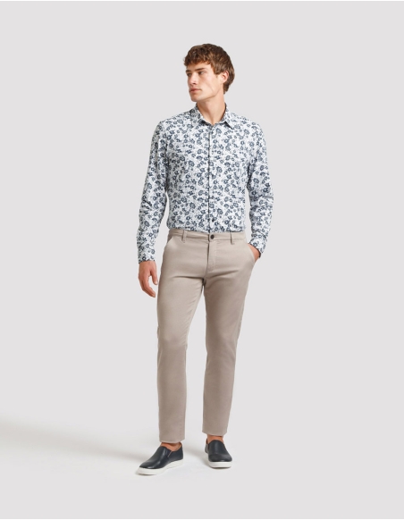 Cotton chino trousers