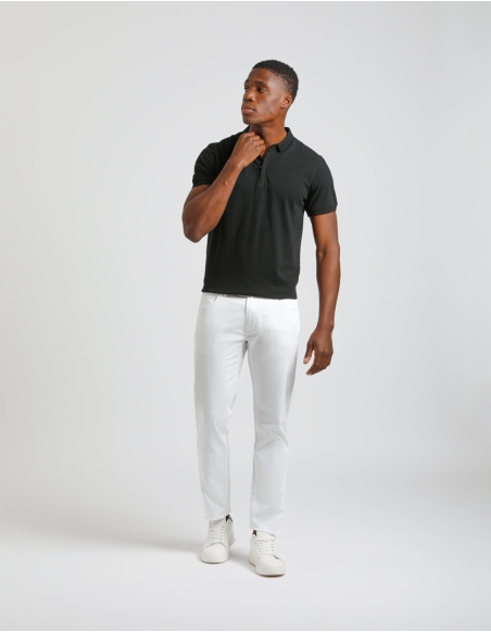 Pantaloni cinque tasche in cotone