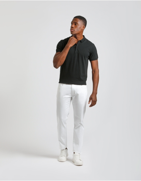 Pantaloni cinque tasche in cotone