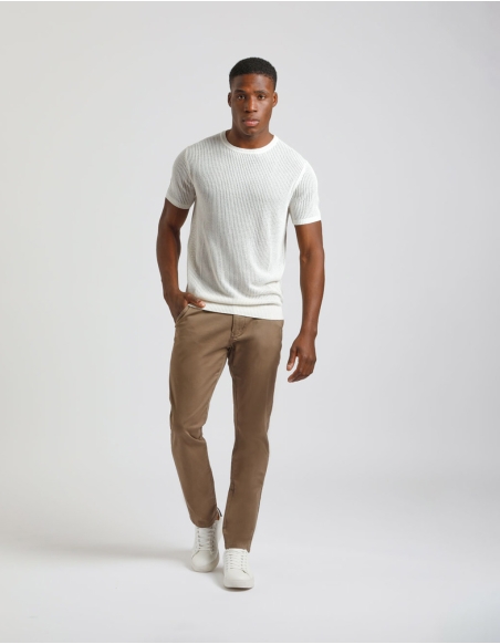 Pantaloni chino in cotone