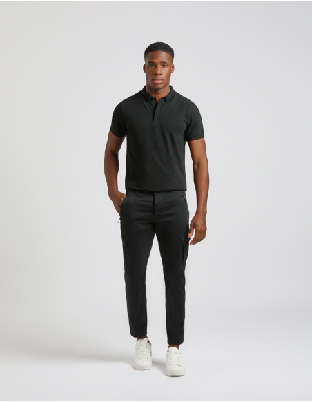 Pantaloni cargo in cotone