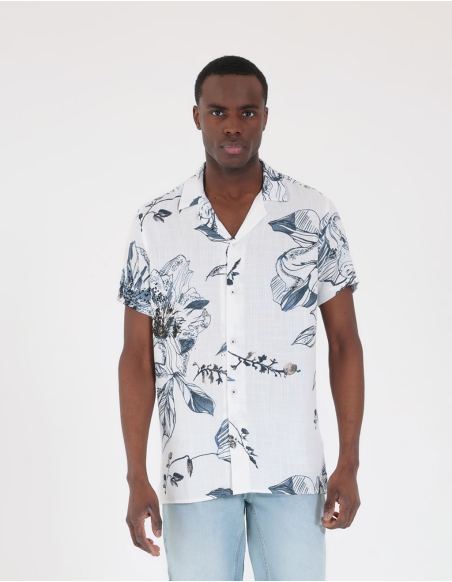 Camicia stampa floreale