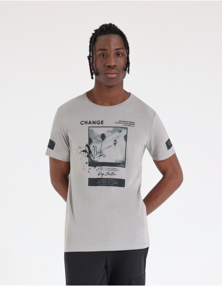Crew-neck T-shirt with print