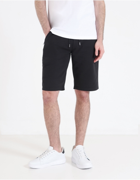 Fleece bermuda shorts