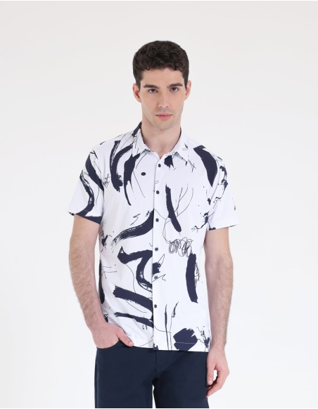 Camicia stampa floreale