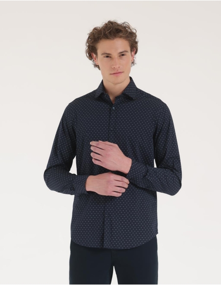 Camicia microfantasia