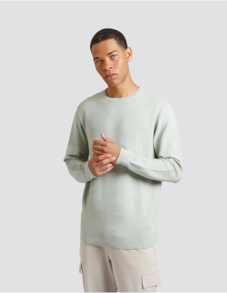 Maglia girocollo in cotone