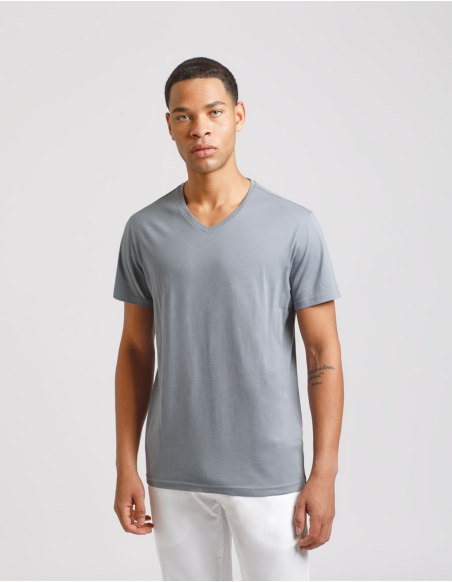 T-shirt con scollo a V