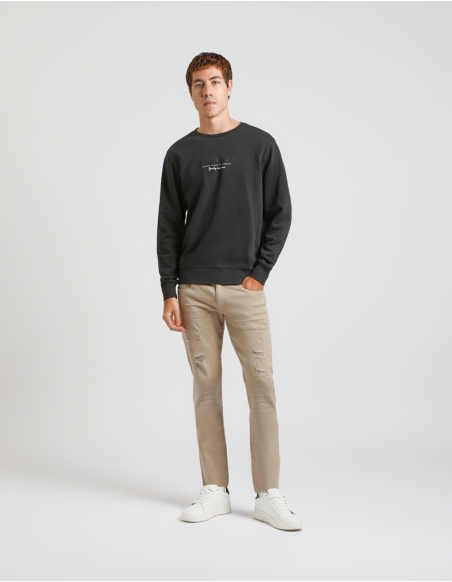 Pantalone cinque tasche in cotone