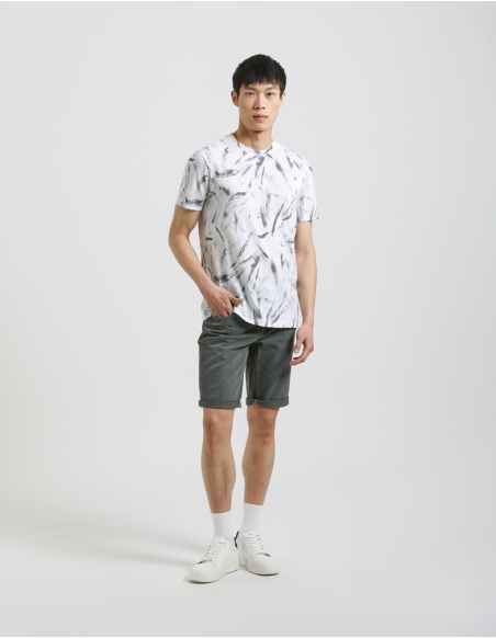 Regular Fit Denim Bermuda Shorts