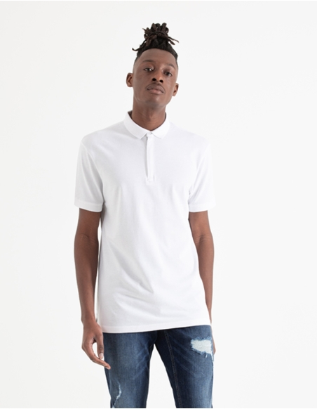 Polo con zip