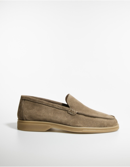 Mocassini in suede