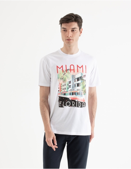 T-shirt con stampa MIAMI