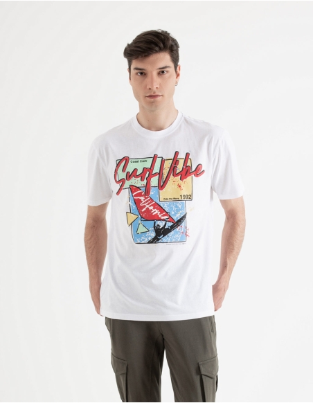 T-shirt con stampa Surf