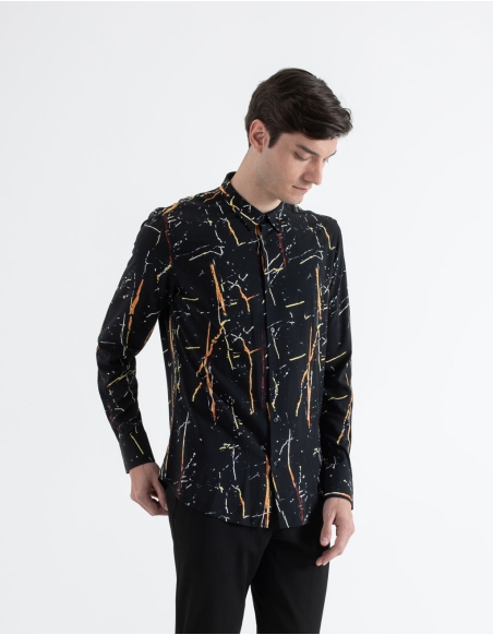 Abstract pattern shirt