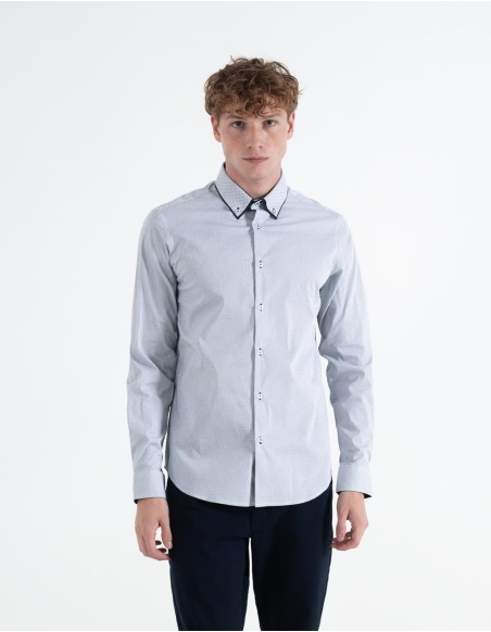 Camicia microfantasia