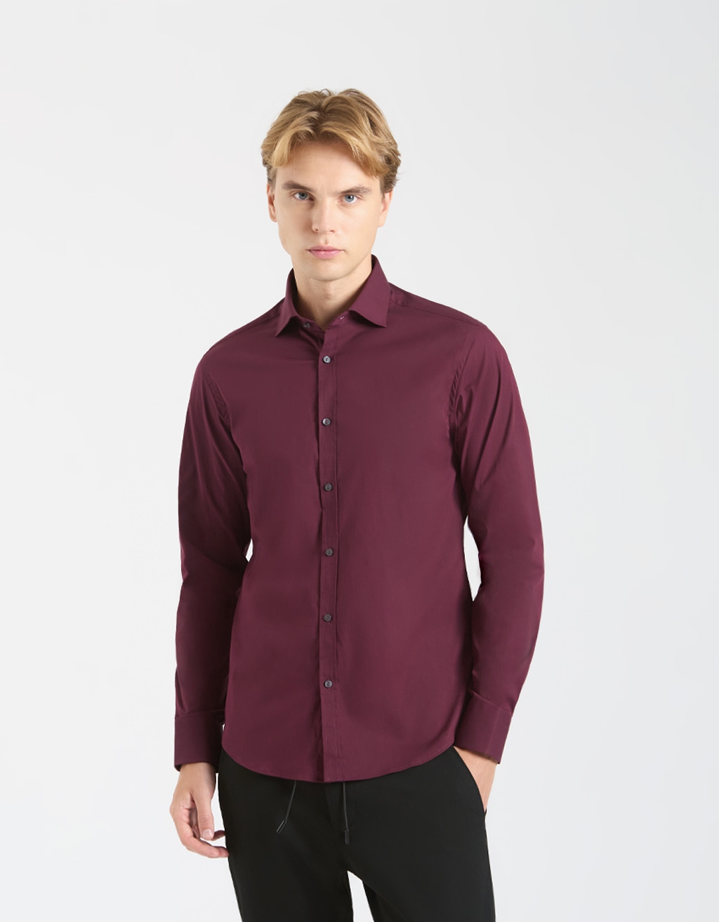 Camicia basic in cotone